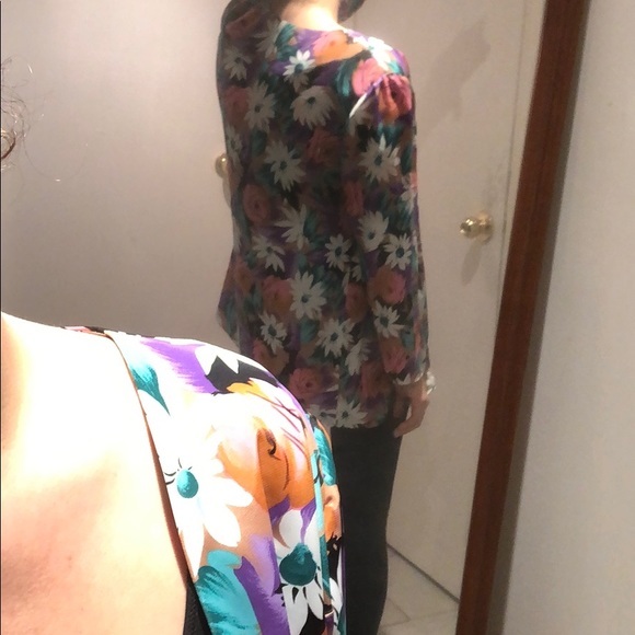 Light flower blazer - Picture 4 of 4